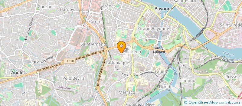 localisation de l'entreprise LES UKRAINIENS DU PAYS BASQUE à BAYONNE