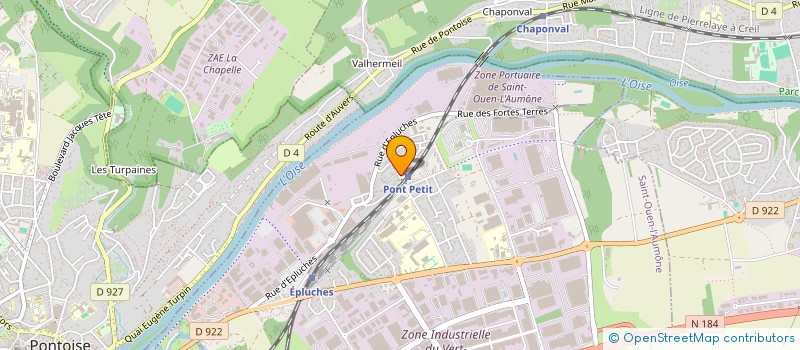 localisation de l'entreprise LES ULIS CARROSSERIE  VILLEJUST