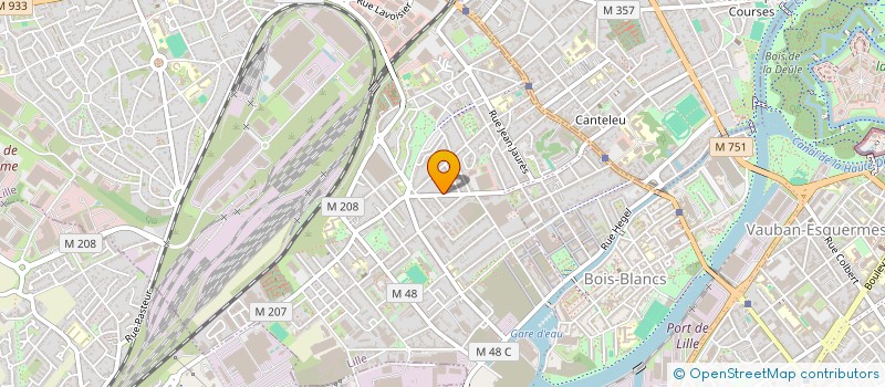 localisation de l'entreprise LES ULTRAORDINAIRES  LILLE