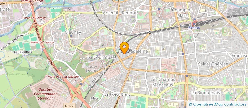 localisation de l'entreprise LES UN(E)S LES AUTRES à RENNES