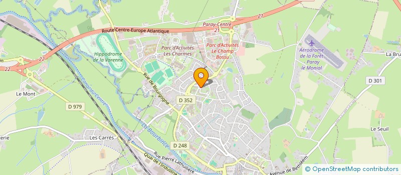 localisation de l'entreprise LES UNDESIX à PARAY-LE-MONIAL