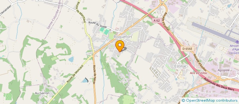 localisation de l'entreprise LES UNISSONS  ROQUEFORT