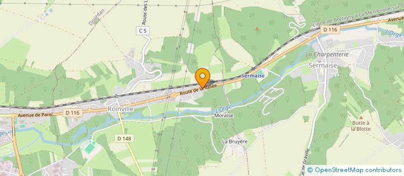 localisation de l'entreprise LES UNIVERS Z'ENCHANTES à ROINVILLE