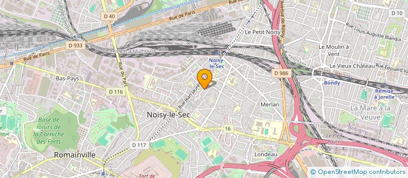 localisation de l'entreprise LES UNS DES SIX à NOISY-LE-SEC