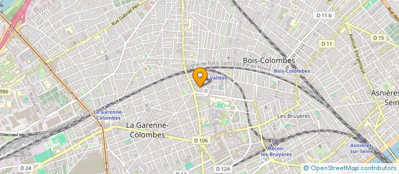 localisation de l'entreprise LES UNS LES AUTRES  LA GARENNE-COLOMBES