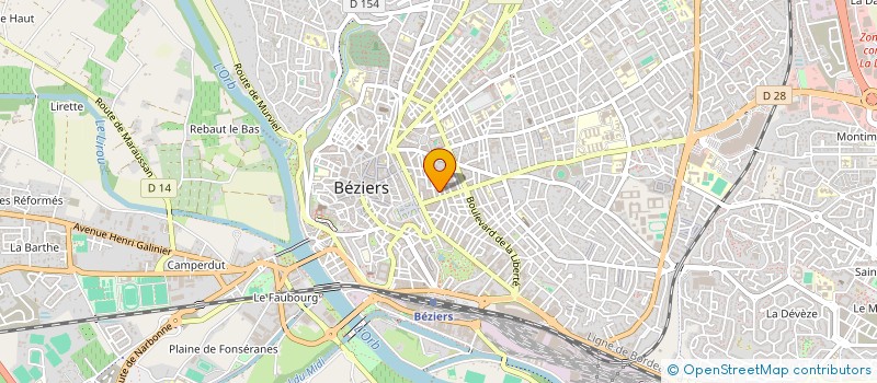 localisation de l'entreprise LES UNSDEPENDANTS à BEZIERS