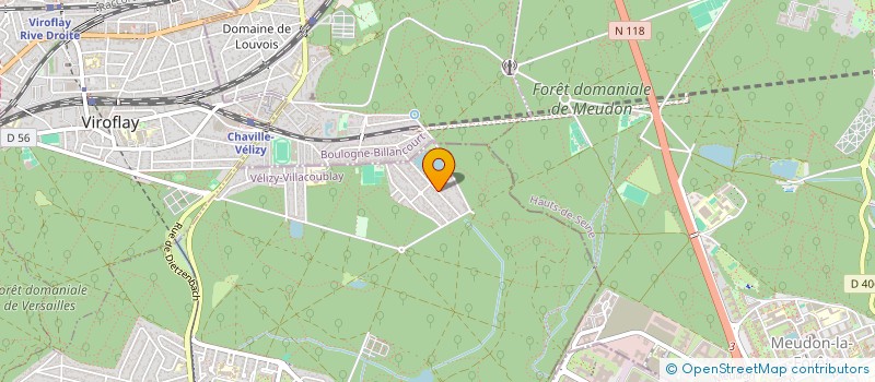 localisation de l'entreprise LES URSINES PRODUCTIONS  VELIZY-VILLACOUBLAY