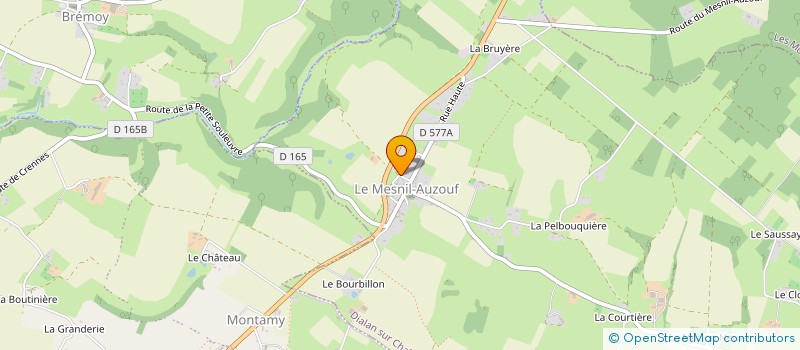 localisation de l'entreprise LES URSINS DU MESNIL  DIALAN SUR CHAINE