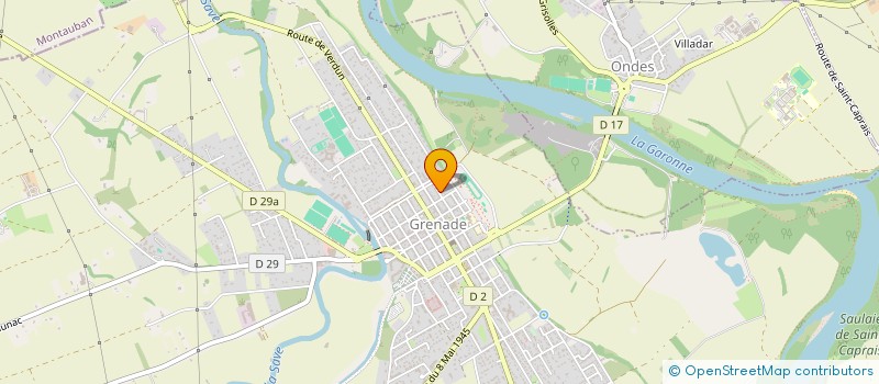 localisation de l'entreprise LES URSULINES  GRENADE