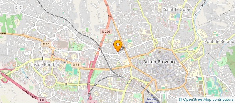 localisation de l'entreprise LES URSULINES à AIX-EN-PROVENCE