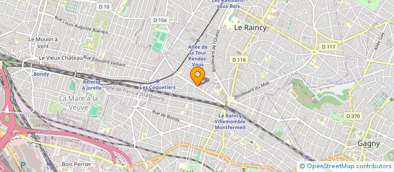 localisation de l'entreprise LES URSULINES à VILLEMOMBLE