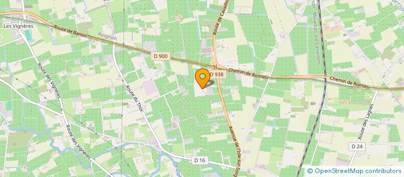 localisation de l'entreprise LES URSULINES  CAVAILLON