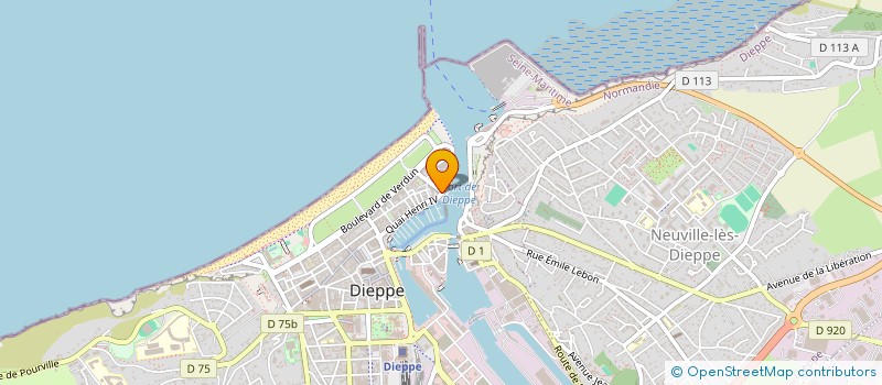 localisation de l'entreprise LES URSULINES à DIEPPE