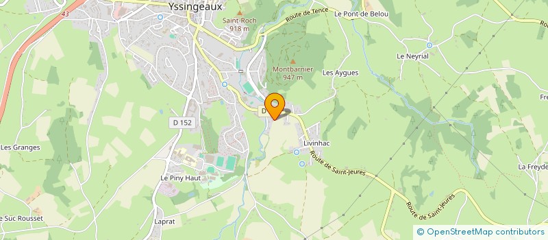 localisation de l'entreprise LES US D'YSSI à YSSINGEAUX