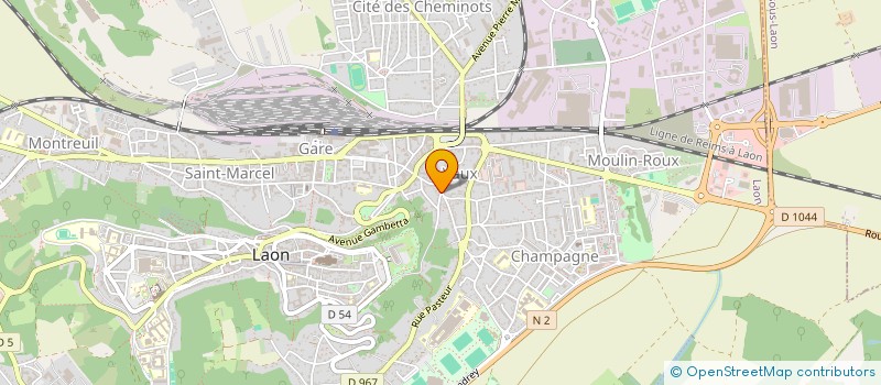 localisation de l'entreprise LES USAGERS DE PHARMACYCLE à LAON