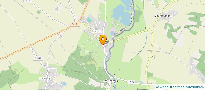 localisation de l'entreprise LES USAGERS FERME SAINT JEAN  DANGU