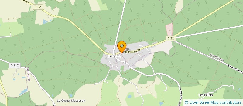 localisation de l'entreprise LES USAGES  HENRICHEMONT