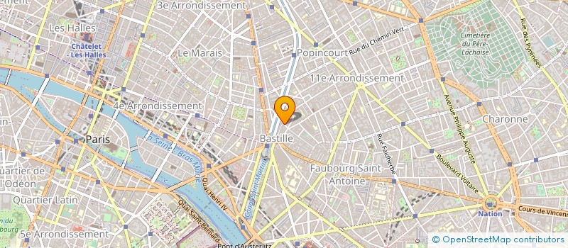 localisation de l'entreprise LES USAGES DE L ELECTRON à PARIS