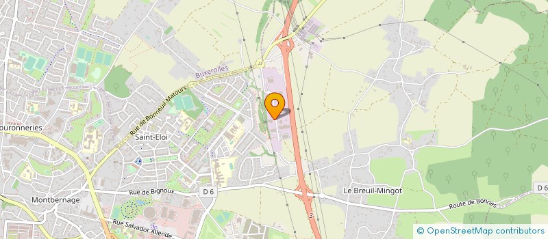 localisation de l'entreprise LES USINES DE LA VINCENDRIE à POITIERS