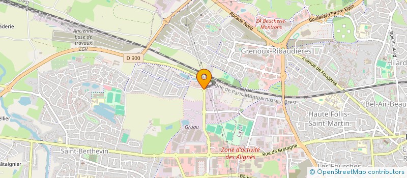 localisation de l'entreprise LES UTILITAIRES DE L'ESPOIR à SAINT-BERTHEVIN