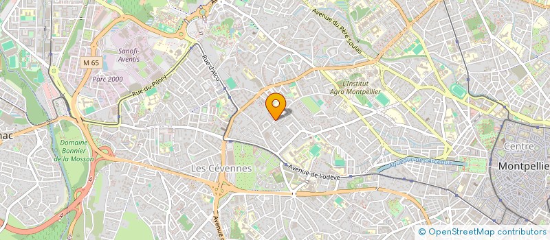 localisation de l'entreprise LES UTOPIES EXTRAORDINAIRES à MONTPELLIER