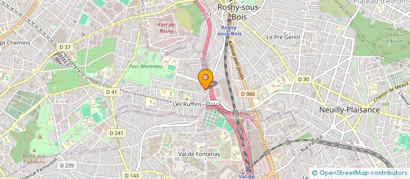 localisation de l'entreprise LES V.I.E.S. DU GLOBE : LES VOLS INTERNATIONAUX D'ENTRAIDE ET DE SOLIDARITE DU GLOBE à MONTREUIL