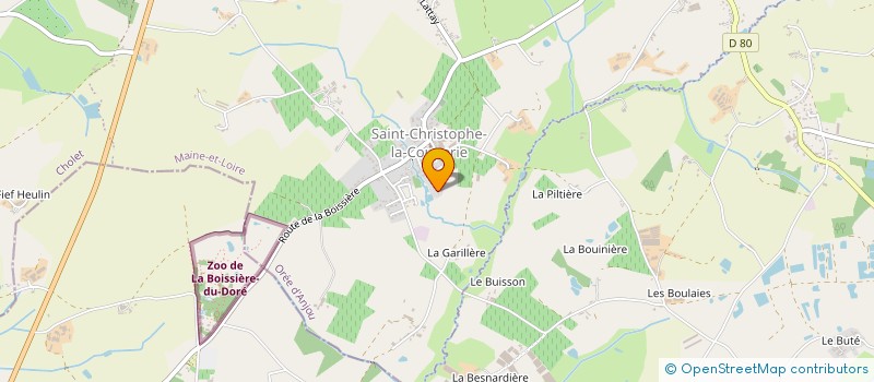 localisation de l'entreprise LES VAC'S DES RAZ'MOKET à OREE-D'ANJOU