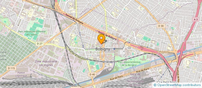 localisation de l'entreprise LES VACANCES  BOBIGNY