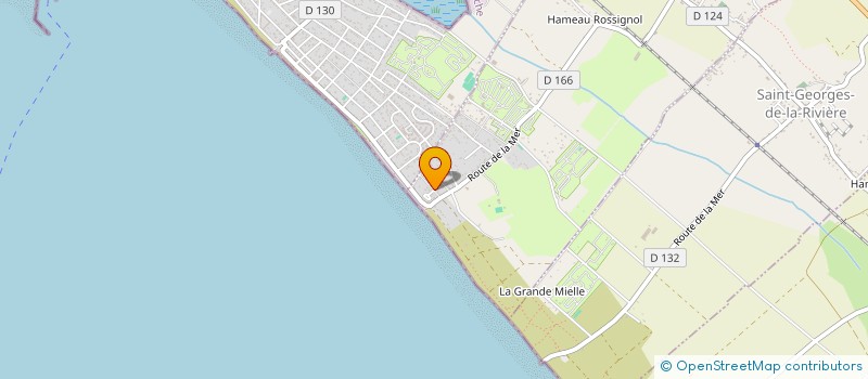 localisation de l'entreprise LES VACANCES A LA MER  SAINT-JEAN-DE-LA-RIVIERE