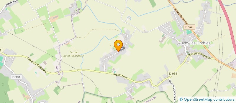 localisation de l'entreprise LES VACANCES D'IRENE  AUCHY-LEZ-ORCHIES