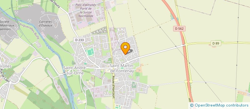 localisation de l'entreprise LES VACANCIERS  SAINT-MARTIN-DE-FONTENAY