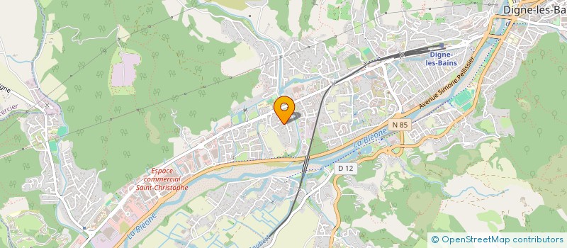 localisation de l'entreprise LES VACHERES  DIGNE-LES-BAINS