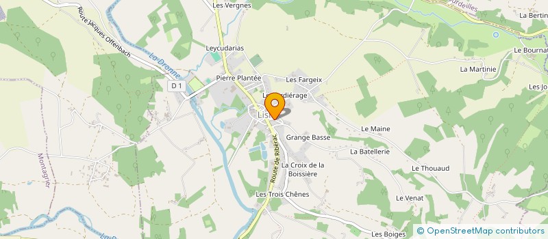 localisation de l'entreprise LES VACHES D'AQUI  LISLE