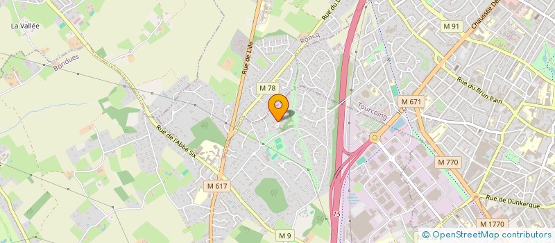 localisation de l'entreprise LES VACHES FOLLES  BONDUES