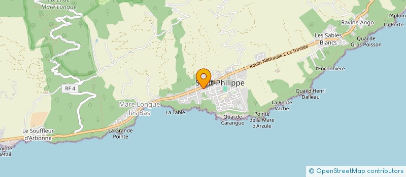 localisation de l'entreprise LES VACOAS  SAINT-PHILIPPE