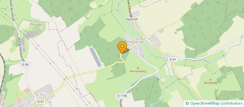 localisation de l'entreprise LES VACQUENOUX  INGLANGE