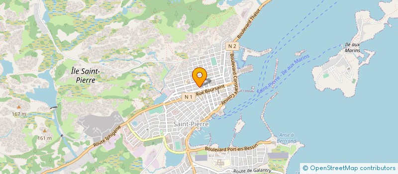 localisation de l'entreprise LES VAGABONDS à SAINT-PIERRE