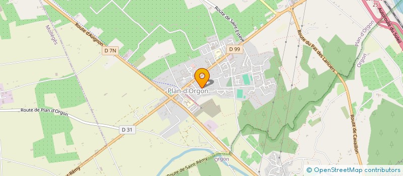 localisation de l'entreprise LES VAGABONDS à PLAN-D'ORGON