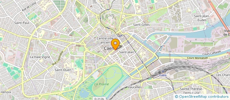 localisation de l'entreprise LES VAGABONDS DE L'INTERZONE à CAEN