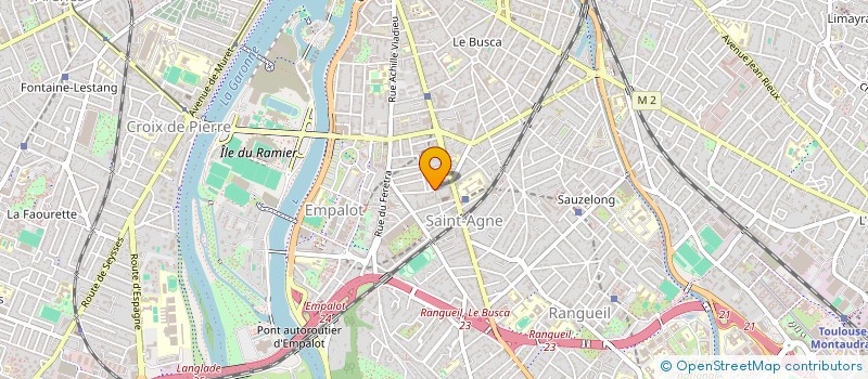 localisation de l'entreprise LES VAGABONDS FRANCIS AZEMA à TOULOUSE