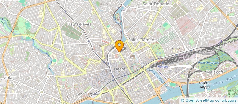 localisation de l'entreprise LES VAGUES - LIBRAIRIE QUEER à NANTES