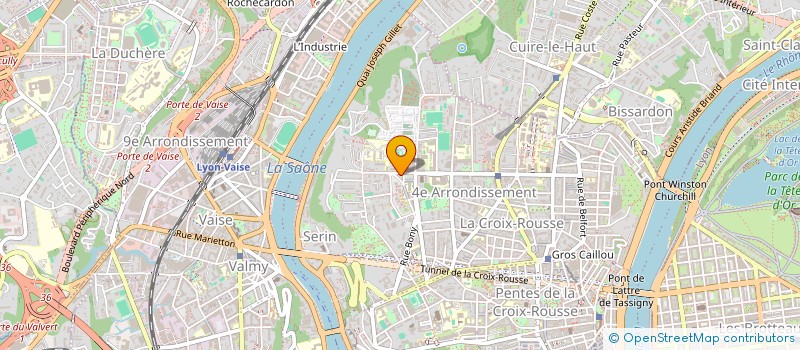 localisation de l'entreprise LES VAGUES SATELLITES  LYON