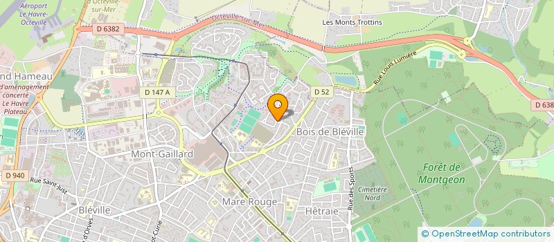 localisation de l'entreprise LES VAILLANTS à LE HAVRE