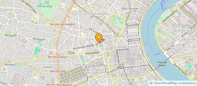 localisation de l'entreprise LES VAILLANTS DE SAINT SEURIN à BORDEAUX