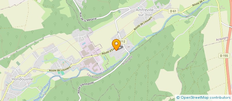 localisation de l'entreprise LES VAL'EUREUSES  AMFREVILLE-SUR-ITON