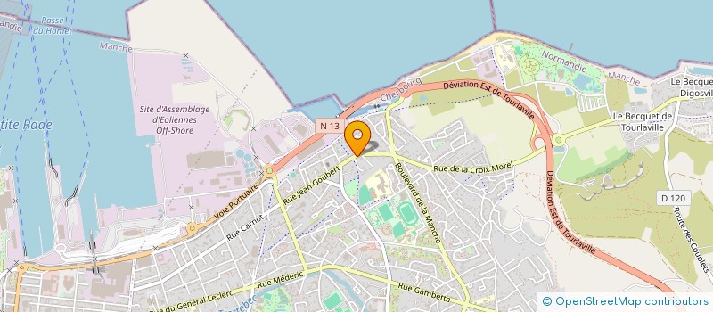 localisation de l'entreprise LES VAL' TIMBANQUES  CHERBOURG-EN-COTENTIN