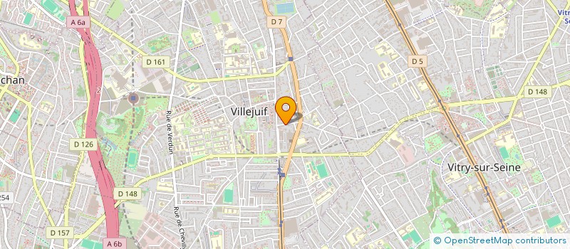 localisation de l'entreprise LES VALDING'RY à VILLEJUIF