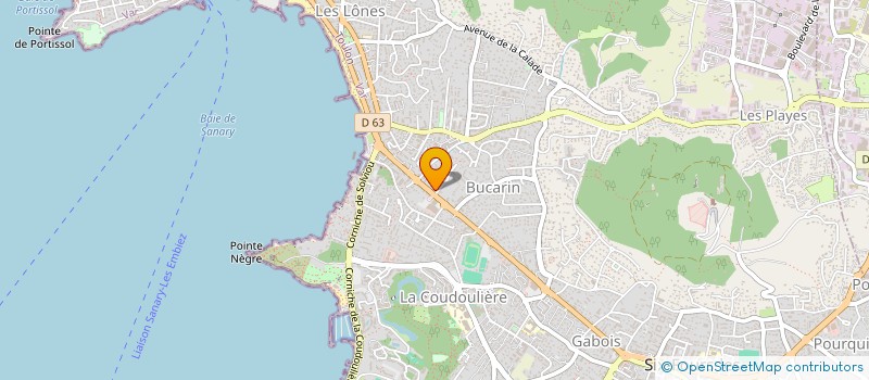 localisation de l'entreprise LES VALETTES à SIX-FOURS-LES-PLAGES