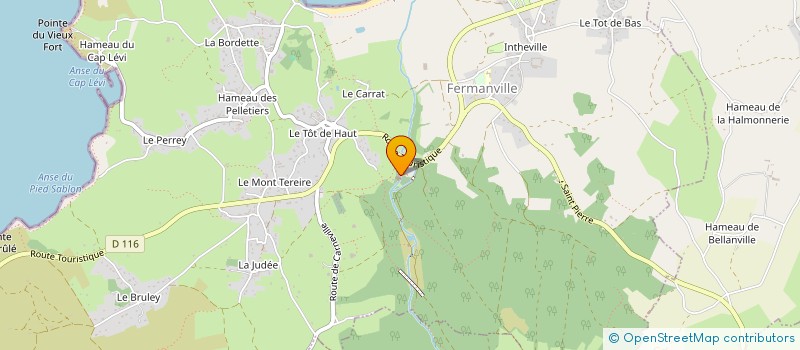 localisation de l'entreprise LES VALETTES  FERMANVILLE