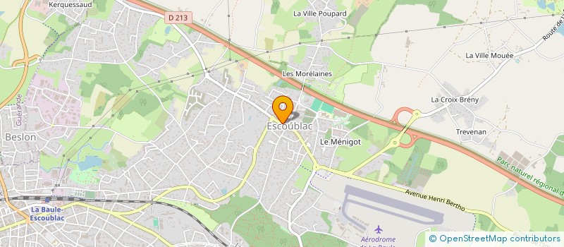 localisation de l'entreprise LES VALLEES D'ESCOUBLAC  LA BAULE-ESCOUBLAC